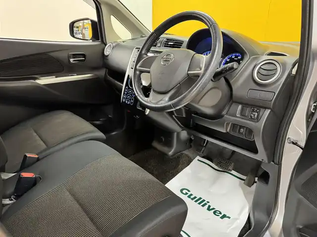 日産 デイズ ハイウェイスターX 群馬県 2014(平26)年 6.9万km クールシルバー 純正7インチワイドナビ/・AM/FM/フルセグTV/SD/・Bluetooth/CD/DVD/アラウンドビューモニター/HIDヘッドライト/フォグランプ/純正フロアマット/純正ドアバイザー/プッシュスタート/スマートキー