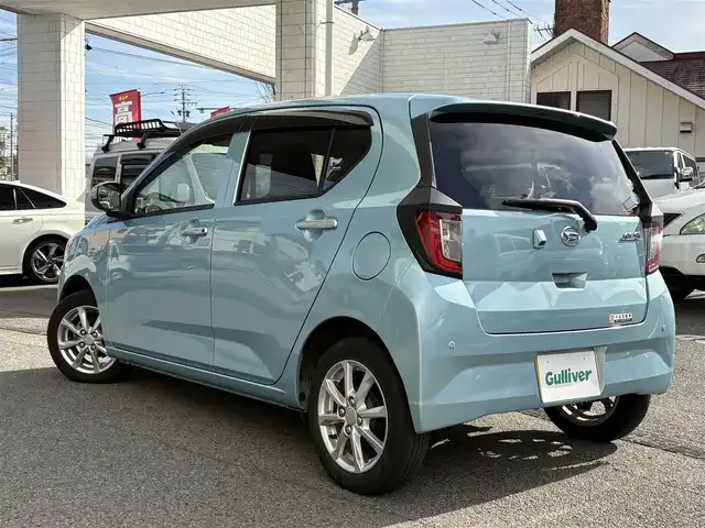ダイハツ ミラ イース G リミテッド SAⅢ 愛知県 2021(令3)年 2.9万km スカイブルーメタリック 純正メモリナビ/(フルセグ/BT/SD/DVD/CD/USB/AM/FM)/バックカメラ/ドライブレコーダー/シートヒーター/純正フロアマット/ABS/横滑り防止装置/レーンキープアシスト/盗難防止装置/前後コーナーセンサー/オートライト/オートマチックハイビーム/電動格納式ミラー/ドアバイザー/純正アルミホイール/保証書/取扱説明書/スマートキー/スペアキー