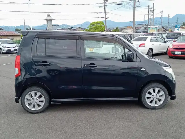 スズキ ワゴンＲ FX－LTD 福井県 2009(平21)年 9.7万km ブルーイッシュブラックパール3 純正14インチAW/前方ドライブレコーダー/盗難防止装置/ETC/イクリプス7インチメモリナビ（CD/DVD/AM/FM/USB）/ダブルエアバッグ/社外フロアマット/スマートキー