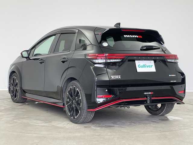 日産 オーラ ニスモ 新潟県 2021(令3)年 2.7万km スーパーブラック NISMO専用シート/NISMO専用センターコンソール/NISMO専用エアロ（フロント/サイド/リア）/NISMO専用AW17インチ/NISMOフロアマット/セルスターASSURA　GPSレーダー探知機/デジタルインナーミラー/４眼ヘッドライト/メーカーOP純正ナビ(BT/DVD/フルセグTV/iPod)/LEDヘッドライト/純正ビルトインETC/純正ドライブレコーダー前後