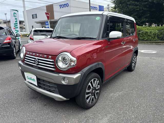 スズキ ハスラー Jスタイル Ⅱ 神奈川県 2016(平28)年 3.1万km 赤Ⅱ 4WD/フルセグテレビ/メモリナビ/アイドリングストップ/ドアバイザー/ETC