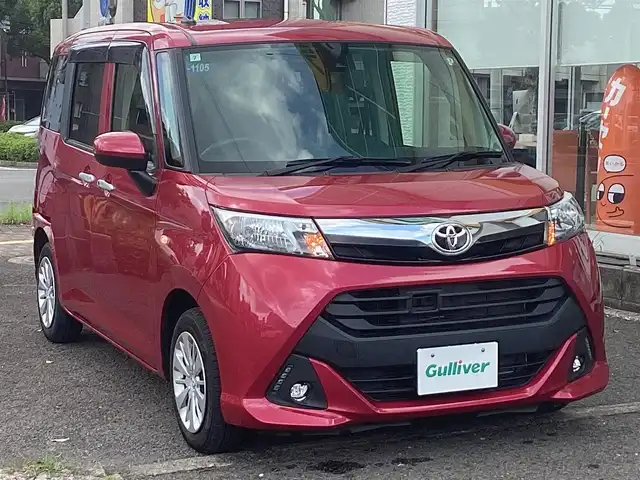 トヨタ タンク X S 鹿児島県 2017(平29)年 1.9万km マゼンタベリーマイカM ワンオーナー/純正ナビ(NSCD-W66)/バックカメラ/ステアリングスイッチ/コンフォートパッケージ/ ・シートヒーター(運転席/助手席)/ ・シートバックテーブル(運転席/助手席)/ ・運転席シートリフター/アームレスト/ ・助手席シートアンダートレイ/スマートアシスト2/ ・衝突回避支援ブレーキ機能/ ・衝突警報機能(対車両/歩行者)/ ・車線逸脱警報機能/ ・誤発進抑制制御機能/ ・先行車発進お知らせ機能/オートライト/LEDフロントフォグランプ/左パワースライドドア/右イージークローザー/スマートキー×2本/取説&保証書有り/H30/R1/2/3/4/5/6年 ディーラー記録簿あり/