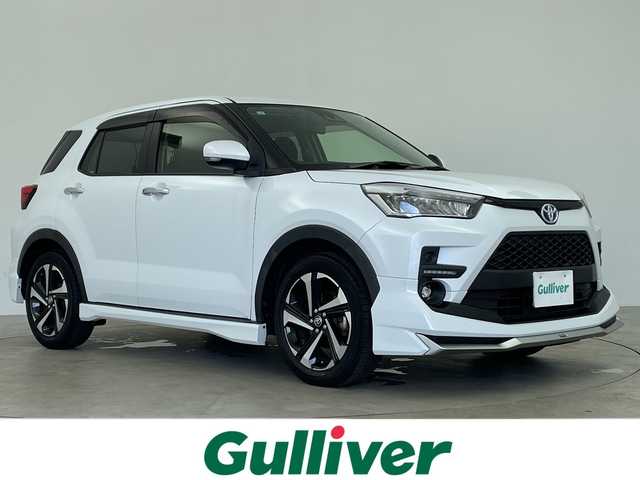 トヨタ ライズ Z 鹿児島県 2021(令3)年 6.7万km シャイニングホワイトパール スマートアシスト/・衝突軽減ブレーキ/・レーダークルーズコントロール/・レーンキープアシスト/・オートマチックハイビーム/・先行車お知らせ機能/・誤発進抑制機能/社外ナビ(BT/CD/DVD/AM/FM/フルセグTV)/モデリスタエアロ/前後コーナーセンサー/電動パーキングブレーキ/オートホールド/前席シートヒーター/フロントフォグライト/バックカメラ/ETC/スペアキー/純正LEDヘッドライト/社外フロアマット