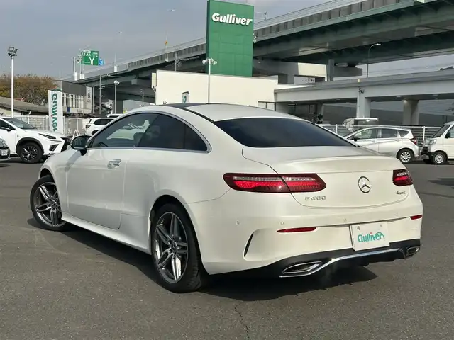 メルセデス・ベンツ Ｅ４００ 4マチック クーペ スポーツ 愛知県 2018(平30)年 5.9万km ダイヤモンドホワイト 4DW/エクスクルーシブパッケージ/　・パノラミックスライディングパノラミックルーフ/　・Burmesterサラウンドサウンド/　・エアバランスパッケージ/AIR　BODY　CONTROLサスペンション/レーダーセーフティーパッケージ/　・アクティブディスタンスアシストディストロニック/　・アクティブステアリングアシスト/　・アクティブブレーキアシスト/　・アクティブブラインドスポットアシスト/　・アクティブブレーンキーピングアシスト/　・トラフィックサインアシスト/360°カメラシステム/純正HDDナビ/　・フルセグTV/　・Bluetooth/　・AM/FM/　・USB/　・AppleCarPiay/　・AndroidAuto/本革シート/シートヒーター（前席）/シートクーラー（前席）/シートベンチレーター（前席）/メモリー付きパワーシート（前席）/パワーバックドア/ドライブレコーダー（前後）/純正フロアマット/純正19インチAW/コーナーセンサー（前後）/LEDヘッドライト/オートライト/カーテンエアバック/ビルトインETC/取説、保証書/スマートキー/スペアキー×１