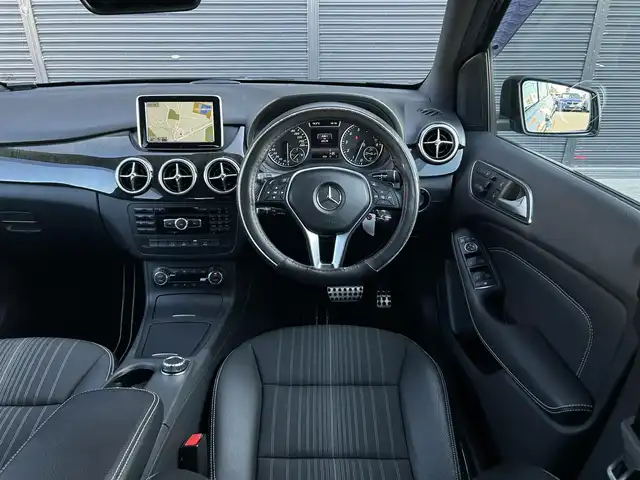 メルセデス・ベンツ Ｂ１８０ スポーツ ナイトパッケージ 茨城県 2014(平26)年 6万km ワインⅡ ナビ/12セグ/BT/USB/ハーフレザー/LED/バックカメラ/パークアシスト/純正フロアマット/純正18インチAW