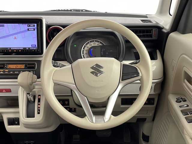 スズキ スペーシア HYBRID X 鹿児島県 2021(令3)年 6.4万km オフブルーメタリック/ホワイト2トーン 純正8インチナビ/（フルセグ/Bluetooth/CD/DVD/AM/FM）/両側パワースライドドア/D席シートヒーター/デュアルセンサーブレーキ/先行車発進お知らせ機能/コーナーセンサー/リアサンシェード/シートバックテーブル/ハイビームアシスト/レーンキープアシスト/プッシュスタートボタン/プッシュスタートボタン/スマートキー/取扱説明書