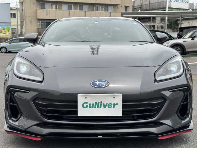 スバル ＢＲＺ S 千葉県 2022(令4)年 0.6万km マグネタイトグレーメタリック ワンオーナー/6速MT車/STiエアロパーツ/STiマフラ０/LEDヘッドライト/クルーズコントロール/純正SDナビ/Bluetooth/バックカメラ/DVD再生機能/ETC/革巻きステアリング/ハーフレザーシート/シートヒーター/純正フロアマット/純正18インチアルミホイール/取扱説明書＆保証書/プッシュスタート/スマートキー/スペアキー