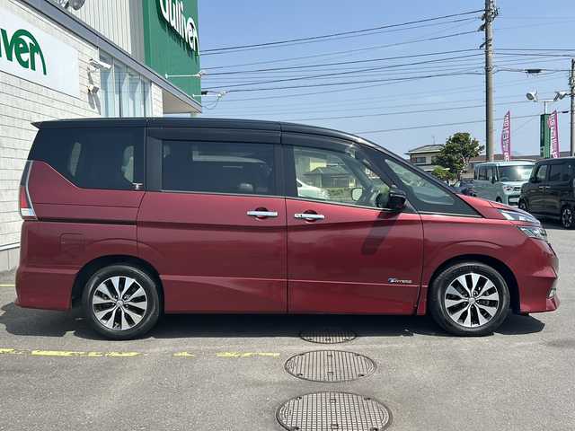 日産 セレナ ハイウェイスター G 香川県 2016(平28)年 8.6万km マルーンレッド 2トーン 純正９インチナビ／プロパイロット／両側オートスライドドア／フリップダウンモニター／デジタルインナーミラー／ＬＥＤヘッドライト／ＥＴＣ／アラウンドビューカメラ／ＥＴＣ／ＬＥＤヘッドライト