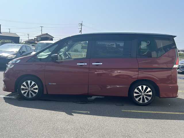 日産 セレナ ハイウェイスター G 香川県 2016(平28)年 8.6万km マルーンレッド 2トーン 純正９インチナビ／プロパイロット／両側オートスライドドア／フリップダウンモニター／デジタルインナーミラー／ＬＥＤヘッドライト／ＥＴＣ／アラウンドビューカメラ／ＥＴＣ／ＬＥＤヘッドライト