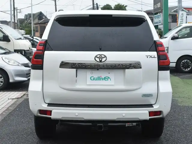 トヨタ ランドクルーザー プラド TX Lパッケージ マットブラED 神奈川県 2022(令4)年 2.8万km ホワイトパールクリスタルシャイン ワンオーナー/純正メモリナビ/全方位カメラ/クルーズコントロール/サンルーフ/レザーシート/シートヒーター/エアーシート/プッシュスタート/ヒッチメンバー/ドライブレコーダー/ETC2.0/LEDヘッドライト/社外マフラー（純正あり）/ルーフレール/保証書/取説/ナビ説/スペアスマートキー