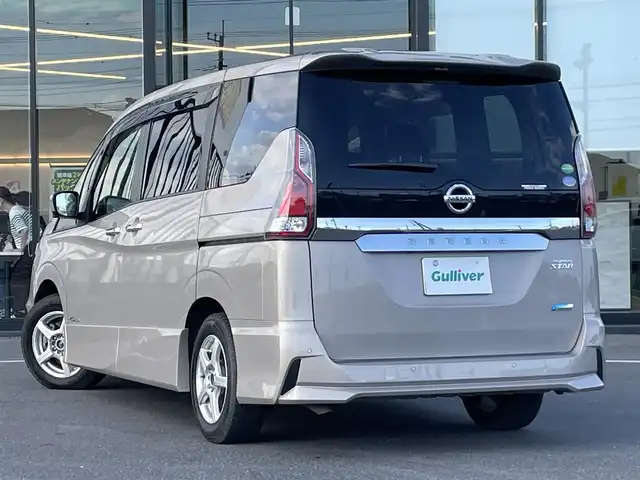 日産 セレナ ハイウェイスター 茨城県 2016(平28)年 7.8万km カシミヤグレージュ 純正ナビ/【ウォークマン・USB・SD・ラジオ・TV・BT・CD・iPod・VTR・AUX】/パーキングアシスト/クルコン/ETC/前方ドラレコ/全方位カメラ/前後コーナーセンサー/両側スライドドア/アイドリングストップ/オートライト/LEDライト/Fフォグ/純正フロアマット/社外アルミホイール/純正AW付ノーマルタイヤ積み込み