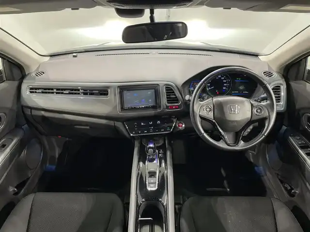 ホンダ ヴェゼル ハイブリッド X 愛知県 2015(平27)年 6.8万km ミスティックグリーンパール 純正ナビ/FM/AM/SD/DVD/HDMI/Bluetooth/ワンセグ/パドルシフト/ステアリングリモコン/LEDヘッドライト/フォグランプ/ドアバイザー/プッシュスタート/保証書・取説/ワンオーナー/スマートキー/オートエアコン/スペアキー/クルーズコントロール/ETC/バックカメラ/純正フロアマット/純正アルミホイール/オートライト