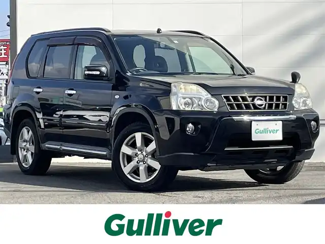 日産 エクストレイル 20Xtt 佐賀県 2010(平22)年 13.8万km ダイヤモンドブラック ナビ　バックカメラ　４ＷＤ　ターボ　クルーズコントロールＨＩＤヘッドライト　オートライト　全席シートヒーター　合皮シート　純正１７インチＡＷ　ＥＴＣ　ルーフレール　スペアキー×１　スペアメカニカルキー