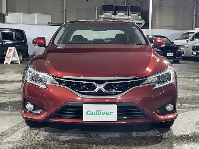 トヨタ マークＸ 250G Four 青森県 2013(平25)年 4.3万km ダークレッドマイカメタリック 4WD/ワンオーナー/寒冷地仕様/純正16AW/純正フロアマット/フォグランプ/社外ナビ/・フルセグTV/AM/FM/CD/DVD/BT/D席パワーシート/MTモード付AT/横滑り防止機能/盗難防止警報/オートライト/エアバッグ、ダブル、サイド、ニー、カーテン/スペアキー/スターター/保証書/取扱説明書