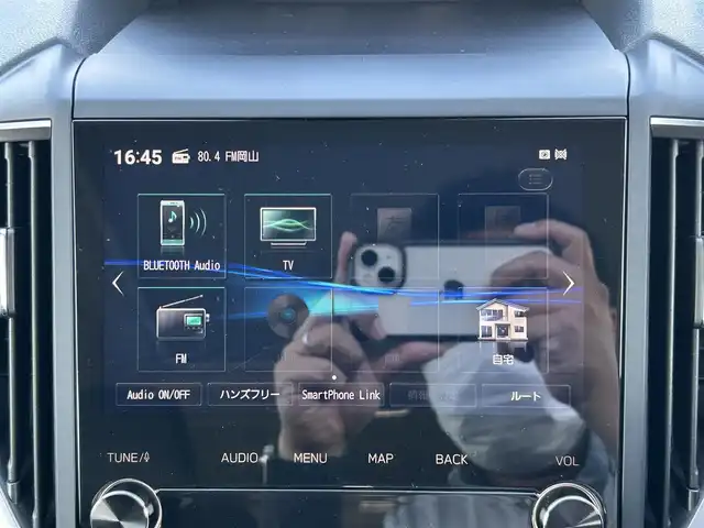 スバル フォレスター スポーツ 岡山県 2021(令3)年 3.2万km クリスタルホワイトP 純正ナビ/(CD/DVD/BT/フルセグTV)/バックカメラ/衝突被害軽減システム/クルーズコントロール/サンルーフ/ハーフレザーシート/ETC/ドライブレコーダー/アイドリングストップ/LEDヘッドライト/フォグランプ/オートライト/ウィンカーミラー/電動格納ミラー/純正アルミホイール有/シートヒーター/パワーシート/ステアリングヒーター/プッシュスタート/スマートキー/フロアマット/ドアバイザー/スペアキー/ドライバーモニタリングシステム/スバルリヤビークルディテクション