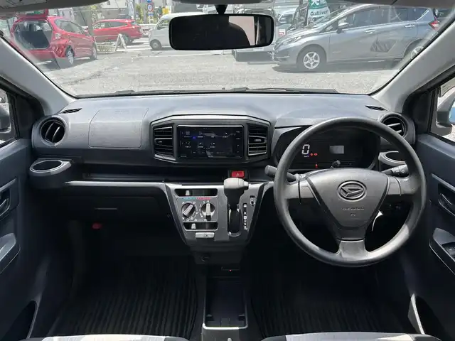 ダイハツ ミラ イース L 東京都 2018(平30)年 2.3万km スカイブルーメタリック ワンオーナー/社外メモリーナビ/　フルセグTV/Bluetooth/CD・DVD/SD/AM・FM/バックカメラ/ETC/アイドリングストップ/横滑り防止装置/純正ホイールキャップ/社外フロアマット/ヘッドライトレベライザー/ドアバイザー/パワーウィンドウ/パワーステアリング/リモコンキー/取扱説明書/点検記録簿/保証書/スペアキー