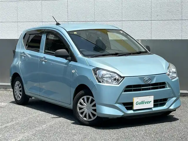ダイハツ ミラ イース L 東京都 2018(平30)年 2.3万km スカイブルーメタリック ワンオーナー/社外メモリーナビ/　フルセグTV/Bluetooth/CD・DVD/SD/AM・FM/バックカメラ/ETC/アイドリングストップ/横滑り防止装置/純正ホイールキャップ/社外フロアマット/ヘッドライトレベライザー/ドアバイザー/パワーウィンドウ/パワーステアリング/リモコンキー/取扱説明書/点検記録簿/保証書/スペアキー