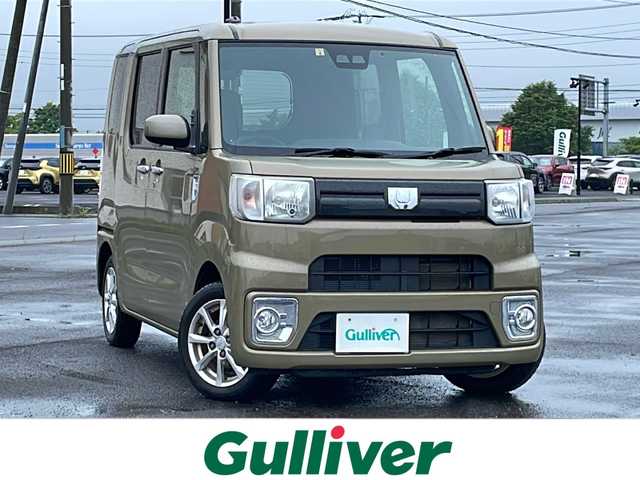 ダイハツ ウェイク L SA Ⅲ 道央・札幌 2019(平31)年 5.2万km オフビートカーキM ４WD/ワンオーナー/社外メモリーナビ/スマートアシストIII/衝突被害軽減ブレーキ/横滑り防止装置/レーンキープアシスト/リヤコーナーセンサー/バックカメラ/ETC/アイドリングストップ/両側パワースライドドア/D席シートヒーター/プッシュスタート/スマートキー/ハロゲンヘッドライト/オートライト/オートハイビーム/フォグランプ/電動格納ミラー/フロアマット