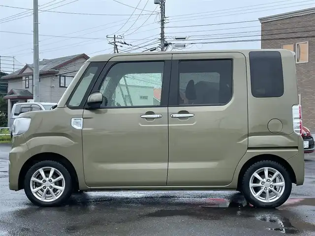 ダイハツ ウェイク L SA Ⅲ 道央・札幌 2019(平31)年 5.2万km オフビートカーキM ４WD/ワンオーナー/社外メモリーナビ/スマートアシストIII/衝突被害軽減ブレーキ/横滑り防止装置/レーンキープアシスト/リヤコーナーセンサー/バックカメラ/ETC/アイドリングストップ/両側パワースライドドア/D席シートヒーター/プッシュスタート/スマートキー/ハロゲンヘッドライト/オートライト/オートハイビーム/フォグランプ/電動格納ミラー/フロアマット
