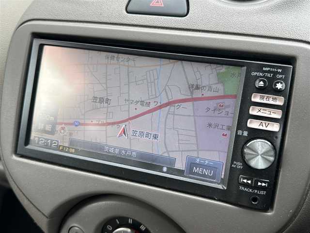日産 マーチ 12X 茨城県 2012(平24)年 9.2万km ホワイトパール 純正ナビ/フルセグ/Bluetooth/バックカメラ/ETC/スマートキー/エンジンプッシュスタート/ドライブレコーダー(ZDR-022)/ラジアル積込有り/取扱説明書/スペアキー×1