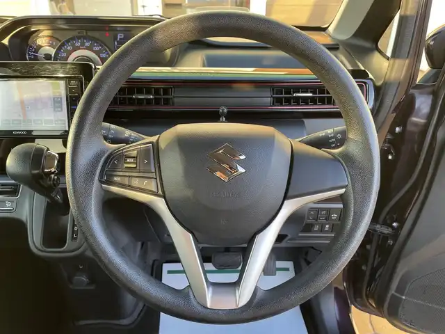 スズキ ワゴンＲ スティングレー L 宮崎県 2018(平30)年 5.2万km ムーンライトバイオレットPM 社外ナビ【MDV-D404BTW】/AM/FM/CD/DVD/Bluetooth/バックカメラ/ドライブレコーダー/衝突被害軽減ブレーキ/レーンキープアシスト/横滑り防止装置/アイドリングストップ/シートヒーター/オートライト/LEDヘッドライト/スマートキー/プッシュスタート/電動格納ミラー/純正１４インチAW/フロアマット/保証書/取扱説明書バックカメラ