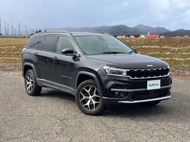 クライスラー・ジープ ジープ コマンダー リミテッド 新潟県 2023(令5)年 4.8万km 黒 4WD/純正メモリナビ/BT/フルセグテレビ/全方位カメラ/ETC/ドライブレコーダー/衝突被害軽減ブレーキ/レーンキープアシスト/レーダークルーズコントロール/サンルーフ/革シート/パワーシート/シートヒーター/パーキングアシスト/コーナーセンサー/パワーバックドア/スマートキー/プッシュスタート/LEDヘッドライト/オートライト/フォグランプ/純正18インチアルミホイール