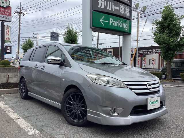 日産 ラフェスタ ハイウェイスターG 栃木県 2013(平25)年 9.5万km アルミニウムシルバー  アイドリングストップ/ フリップダウンモニター/ 片側パワースライドドア/ ETC/ ドライブレコーダー（SDカード無し）/ ヘッドライトレベライザー