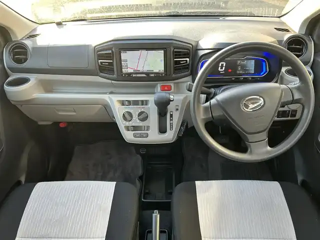 ダイハツ ミラ イース X リミテッド SAⅢ 奈良県 2018(平30)年 2.2万km パールホワイトⅢ 社外ナビ（AVIC-RZ302）/オートハイビーム/バックカメラ/コーナーセンサ/LEDライト/ドラレコ/TV/ETC/社外フロアマット/スペアキー/取扱説明書