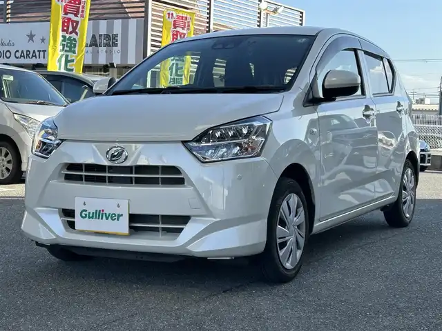 ダイハツ ミラ イース X リミテッド SAⅢ 奈良県 2018(平30)年 2.2万km パールホワイトⅢ 社外ナビ（AVIC-RZ302）/オートハイビーム/バックカメラ/コーナーセンサ/LEDライト/ドラレコ/TV/ETC/社外フロアマット/スペアキー/取扱説明書