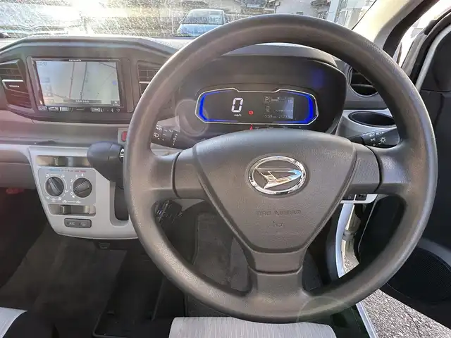 ダイハツ ミラ イース X リミテッド SAⅢ 奈良県 2018(平30)年 2.2万km パールホワイトⅢ 社外ナビ（AVIC-RZ302）/オートハイビーム/バックカメラ/コーナーセンサ/LEDライト/ドラレコ/TV/ETC/社外フロアマット/スペアキー/取扱説明書