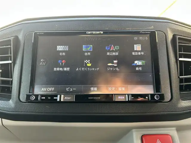 ダイハツ ミラ イース X リミテッド SAⅢ 奈良県 2018(平30)年 2.2万km パールホワイトⅢ 社外ナビ（AVIC-RZ302）/オートハイビーム/バックカメラ/コーナーセンサ/LEDライト/ドラレコ/TV/ETC/社外フロアマット/スペアキー/取扱説明書