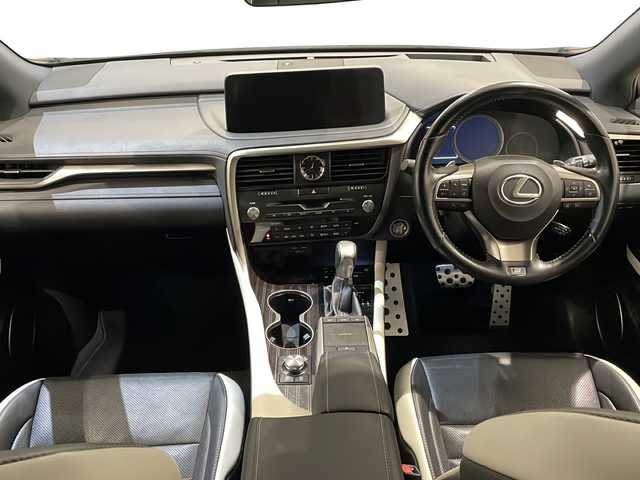 レクサス ＲＸ 300 Fスポーツ 新潟県 2020(令2)年 4.4万km ホワイトノーヴァガラスフレーク ムーンルーフ/12.3インチタッチワイドディスプレイ＆リモートタッチ（タッチパッド式）/・ナビゲーションシステム/・CD/DVD/TV/BT/AUX/リヤビューカメラ/プリクラッシュセーフティ/ヘッドアップディスプレイ/レーダークルーズコントロール/ブレーキアシスト/運転席/助手席シートヒーター/運転席/助手席ベンチレーション/セカンドシートシートヒーター/ハンドルヒータ/ドライブモードセレクトスイッチ/ドライブレコーダー/ETC2.0/パドルシフト