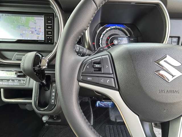 スズキ ハスラー Jスタイル Ⅱ ターボ 奈良県 2023(令5)年 0.6万km クールカーキパールメタリック/ソフトベージュメタリック ワンオーナー/純正7インチナビ/(フルセグTV/CD/DVD/BT/SD)/バックカメラ/デュアルカメラブレーキサポート/衝突軽減防止/レーンキープアシスト/リアパーキングセンサー/ふらつき防止/ドライブレコーダー前後/ビルトインETC/シートヒーター(D＋N席)/アクティブクルーズコントロール/オートエアコン(ナノイーX)/革巻きステアリング/ステアリングスイッチ/パドルシフト/オートライト/ハイビームアシスト/アイドリングストップ/ドライブセレクト/ルーフレール/プッシュスタート＆スマートキ/ウインカー付き電動格納ミラー/LEDヘッドライト/フォグランプ/ドアバイザー/フロアマット/純正15インチAW