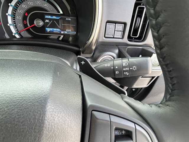 スズキ ハスラー Jスタイル Ⅱ ターボ 奈良県 2023(令5)年 0.6万km クールカーキパールメタリック/ソフトベージュメタリック ワンオーナー/純正7インチナビ/(フルセグTV/CD/DVD/BT/SD)/バックカメラ/デュアルカメラブレーキサポート/衝突軽減防止/レーンキープアシスト/リアパーキングセンサー/ふらつき防止/ドライブレコーダー前後/ビルトインETC/シートヒーター(D＋N席)/アクティブクルーズコントロール/オートエアコン(ナノイーX)/革巻きステアリング/ステアリングスイッチ/パドルシフト/オートライト/ハイビームアシスト/アイドリングストップ/ドライブセレクト/ルーフレール/プッシュスタート＆スマートキ/ウインカー付き電動格納ミラー/LEDヘッドライト/フォグランプ/ドアバイザー/フロアマット/純正15インチAW