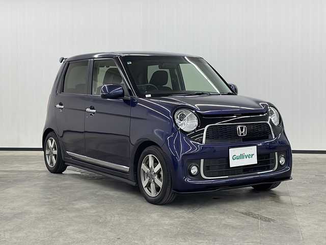 ホンダ Ｎ ＯＮＥ プレミアム ツアラー 長崎県 2013(平25)年 7.4万km プレミアムブルームーンパール 外部検査実施済み/ターボ/バックカメラ/ETC/前後ドライブレコーダー/デジタルインナーミラー/横滑り防止機能/純正14インチアルミホイール/スマートキー/HIDヘッドライト/ポータブルナビ【CN-GP530D】/(ワンセグTV)/保証書/取扱説明書/スペアキー