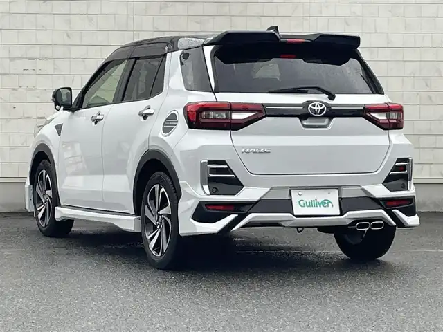トヨタ ライズ Z 山口県 2020(令2)年 2.3万km ブラックマイカメタリック/シャイニングホワイトパール ワンオーナー/モデリスタ エアロ/9型ディスプレイオーディオ/フルセグTV BT USB/バックカメラ/ターボ/前席シートヒーター/前後ドラレコ/ビルトインETC/衝突被害軽減ブレーキ/レーダークルーズコントロール/レーンアシスト/オートマチックハイビーム/LEDオートヘッドライト/前後フォグライト/コーナーセンサー/スマートキー 2個/革巻きステアリング/ステアリングリモコン/保証書 取説 DA取説/禁煙車