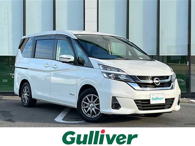 日産 セレナ X Vセレクション 岐阜県 2018(平30)年 8.9万km ブリリアントホワイトパール 登録時走行距離88433km/純正SDナビ/フルセグTV/全方位カメラ/両側パワースライドドア/後席フリップダウンモニター/ドライブレコーダー/純正フロアマット/社外アルミホイール/ETC/Blue tooth/ドアバイザー/プッシュスタート/スマートキー/クルーズコントロール/ABS/横滑り防止装置/コーナーセンサー/オートライト/キセノンヘッドライト/フォグランプ/衝突被害軽減システム