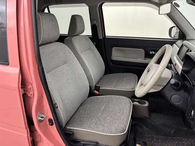 ダイハツ ミラ トコット G SA Ⅲ 福岡県 2019(平31)年 3.3万km ジューシーピンクM 純正ナビ／フルセグＴＶ　/パノラマモニター　/コーナーセンサー　/衝突被害軽減ブレーキ　/アイドリングストップ　/横滑り防止装置　/シートヒーター　/アダプティブドライビングビーム　/純正１４インチＡＷ　/ＬＥＤヘッドライト　/レベライザー