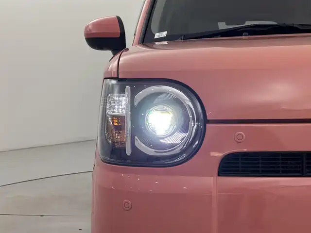 ダイハツ ミラ トコット G SA Ⅲ 福岡県 2019(平31)年 3.3万km ジューシーピンクM 純正ナビ／フルセグＴＶ　/パノラマモニター　/コーナーセンサー　/衝突被害軽減ブレーキ　/アイドリングストップ　/横滑り防止装置　/シートヒーター　/アダプティブドライビングビーム　/純正１４インチＡＷ　/ＬＥＤヘッドライト　/レベライザー