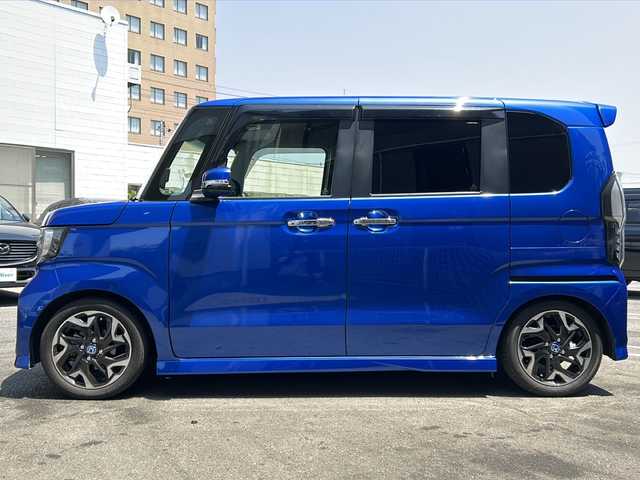 ホンダ Ｎ ＢＯＸ カスタム G L ターボ ホンダセンシング 京都府 2020(令2)年 3.8万km ブリリアントスポーティブルーメタリック2トーン ディラーOPＳＤナビ　/フルセグTV/（VXU-207NBi)　/両側電動スライドドア　/ホンダセンシング　/バックカメラ　/後部コーナーセンサー　/ターボ　/純正ビルトインＥＴＣ２．０　/ＬＥＤライト　/パドルシフト　/前後ドラレコ　/ステアリングスイッチ/Bluetooth/CD再生機能/DVD再生機能/ウィンカーミラー/USB/D+N席シートヒーター/Wサイドエアバッグ/カーテンエアバッグ/ローダウン/社外車高調/クルーズコントロール