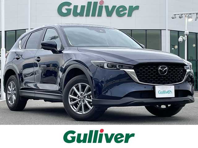 マツダ ＣＸ－５ XD スマートエディション 佐賀県 2022(令4)年 2.3万km ディープクリスタルブルーマイカ 純正8.8インチメモリナビ/・フルセグTV/AM/FM/USB/Bluetooth/360°ビューモニター/ヘッドアップディスプレイ/前後ドライブレコーダー/ETC/電子パーキングブレーキ/AUTO HOLD機能/革巻きステアリング/ステアリングリモコン/マツダレーダークルーズコントロール/車線逸脱警報システム（LDWS）/スマートブレーキサポート（SBS）/ブラインドスポットモニタリング（BSM）/前後パーキングセンサー/純正17インチアルミホイール/純正LEDヘッドライト/純正フロアマット/純正ドアバイザ―/ウィンカーミラー/スペアキー１本