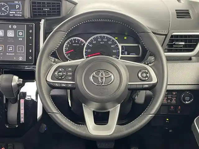 トヨタ ルーミー カスタムG－T 埼玉県 2023(令5)年 2.5万km ブラックマイカメタリック GRエアロ 社外9インチディスプレイオーディオ パノラミックビューモニター レーダークルーズコントロール ドライブレコーダー シートヒーター 両側パワースライドドア LEDヘッドライト ETC