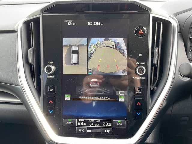スバル インプレッサ ST 岩手県 2024(令6)年 4.8万km クリスタルブラックシリカ １１．６型ナビ　全周囲カメラ　ＡｐｐｌｅＣａｒＰｌａｙ　ＡｎｄｒｏｉｄＡｕｔｏ　フルセグ　全車速追従クルコン　シートヒーター　ステアリングヒーター　歩行者対応エアバック　純正１７ＡＷ　パドルシフト