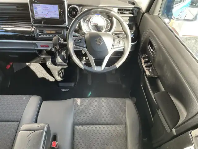 スズキ スペーシア カスタム HYBRID XS ターボ 高知県 2018(平30)年 10.1万km ブリスクブルーメタリック/ブラック2トーンルーフ (株)IDOMが運営する【じしゃロン高知店】の自社ローン対象車両になります。こちらは現金ご利用時の価格です。自社ローンご希望の方は別途その旨お申付け下さい。/社外ナビ　全方位モニター　フルセグテレビ　両側パワースライドドア　レーダーブレーキサポート　ＥＴＣ　シートヒーター　プッシュスタート　アイドリングストップ　クルーズコントロール　ステアリングスイッチ