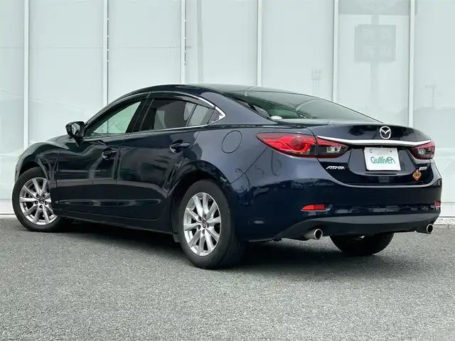 マツダ アテンザ セダン XD Lパッケージ 福岡県 2014(平26)年 9.1万km ディープクリスタルブルーマイカ ・ナビ/（BLUETOOTH/フルセグ/バックカメラ/DVD再生/・ワンオーナー/・スペアキー/・純正フロアマット/・パワーシート/・シートヒーター/・レザーシート/・レーンキープアシスト/・リアビークルモニタリングシステム/・アイドリングストップ/・ドアバイザー/・スマートキー/・保証書/・取扱説明書