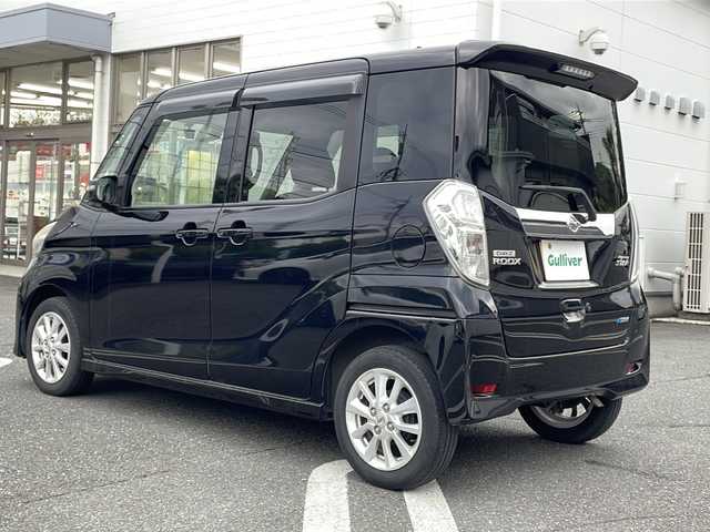 日産 デイズ ルークス ハイウェイスターX 東京都 2016(平28)年 10万km ブラック 純正DPO/アラウンドビューモニター/プッシュスタート/片側パワースライドドア/ETC/HID/フォグランプ/取説書/保証書