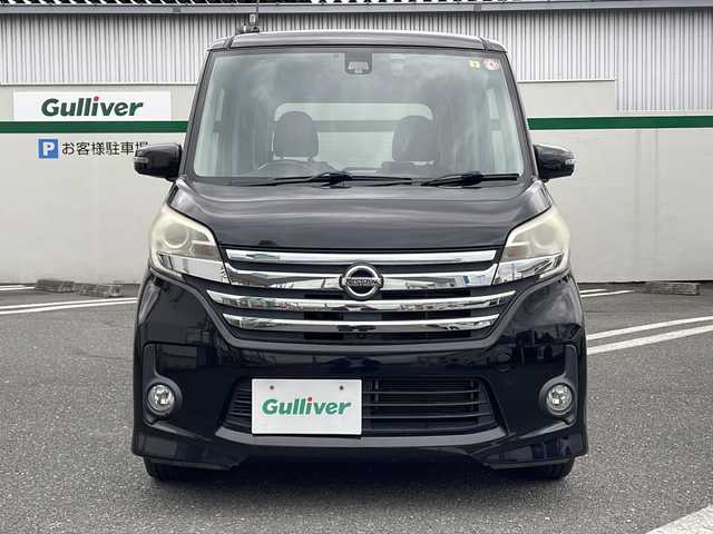 日産 デイズ ルークス ハイウェイスターX 東京都 2016(平28)年 10万km ブラック 純正DPO/アラウンドビューモニター/プッシュスタート/片側パワースライドドア/ETC/HID/フォグランプ/取説書/保証書
