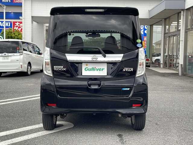 日産 デイズ ルークス ハイウェイスターX 東京都 2016(平28)年 10万km ブラック 純正DPO/アラウンドビューモニター/プッシュスタート/片側パワースライドドア/ETC/HID/フォグランプ/取説書/保証書