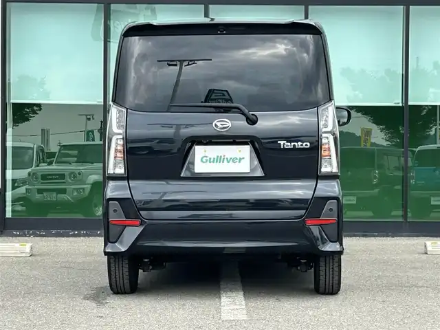 ダイハツ タント カスタム X 和歌山県 2019(令1)年 2.7万km パールブラック 社外7インチナビ（MDV-S708W)/全方位カメラ/フルセグTV/衝突軽減ブレーキ/前後コーナーセンサー/レーンキープアシスト/オートライト/前後ドラレコ/両側パワスラ/ビルトインETC/ステリモ/後席ロール式サンシェード/LEDヘッドライト/電格ミラー
