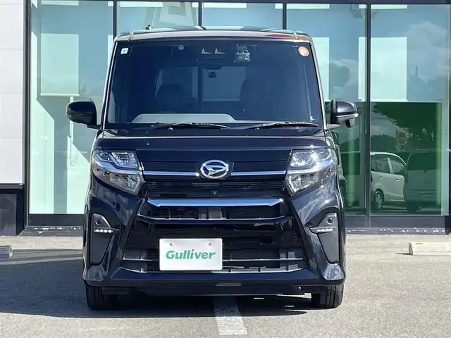 ダイハツ タント カスタム X 和歌山県 2019(令1)年 2.7万km パールブラック 社外7インチナビ（MDV-S708W)/全方位カメラ/フルセグTV/衝突軽減ブレーキ/前後コーナーセンサー/レーンキープアシスト/オートライト/前後ドラレコ/両側パワスラ/ビルトインETC/ステリモ/後席ロール式サンシェード/LEDヘッドライト/電格ミラー